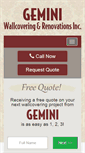 Mobile Screenshot of geminiwallcovering.com